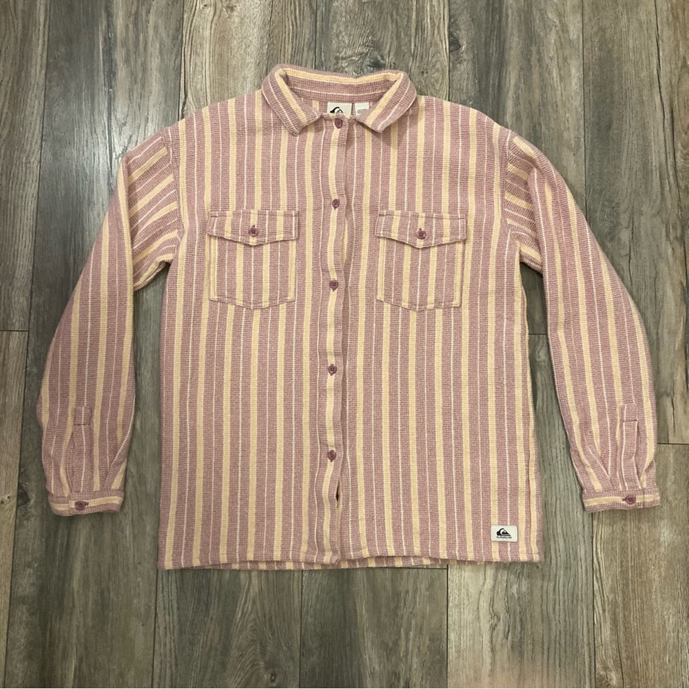 Pink Quicksilver Button Up Jacket